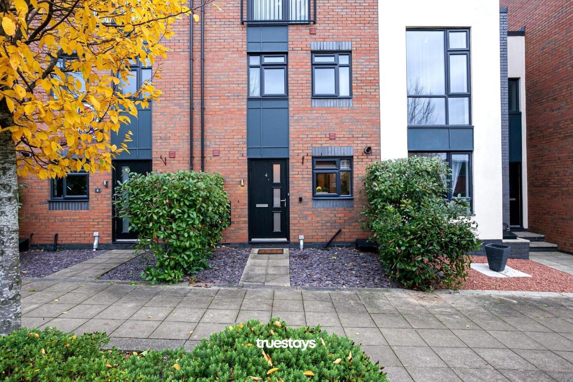 Ambassador House By Truestays - Luxury 4 Bedroom House In Stoke-On-Trent Etruria Exteriér fotografie
